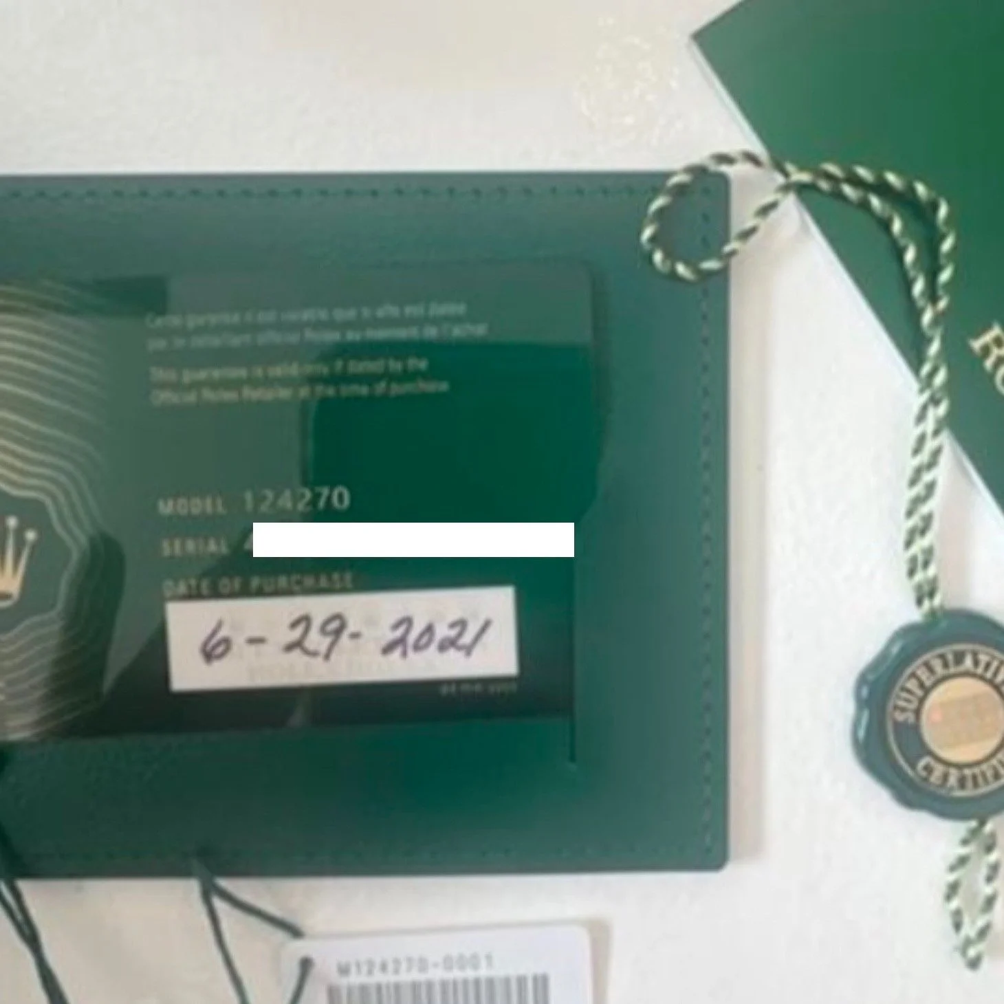 まつ Rolex Explorer I Reference 124270 Unpolished Full Set — Wind Vintage